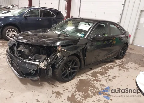 2022 Honda Civic Sport z USA, uszkodzony, nr VIN 2HGFE2F56NH536255